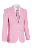 Load image into Gallery viewer, Single Breasted Men Notched Lapel 2 Piece Light Blue Prom Suits with Pockets