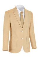 Load image into Gallery viewer, Single Breasted Men Notched Lapel 2 Piece Light Blue Prom Suits with Pockets