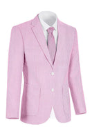 Load image into Gallery viewer, Single Breasted Men Notched Lapel 2 Piece Light Blue Prom Suits with Pockets