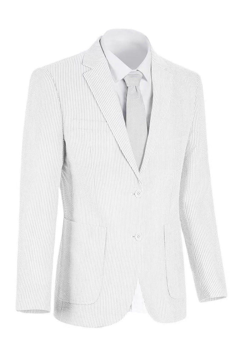 Load image into Gallery viewer, Single Breasted Men Notched Lapel 2 Piece Light Blue Prom Suits with Pockets