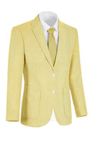 Load image into Gallery viewer, Single Breasted Men Notched Lapel 2 Piece Light Blue Prom Suits with Pockets