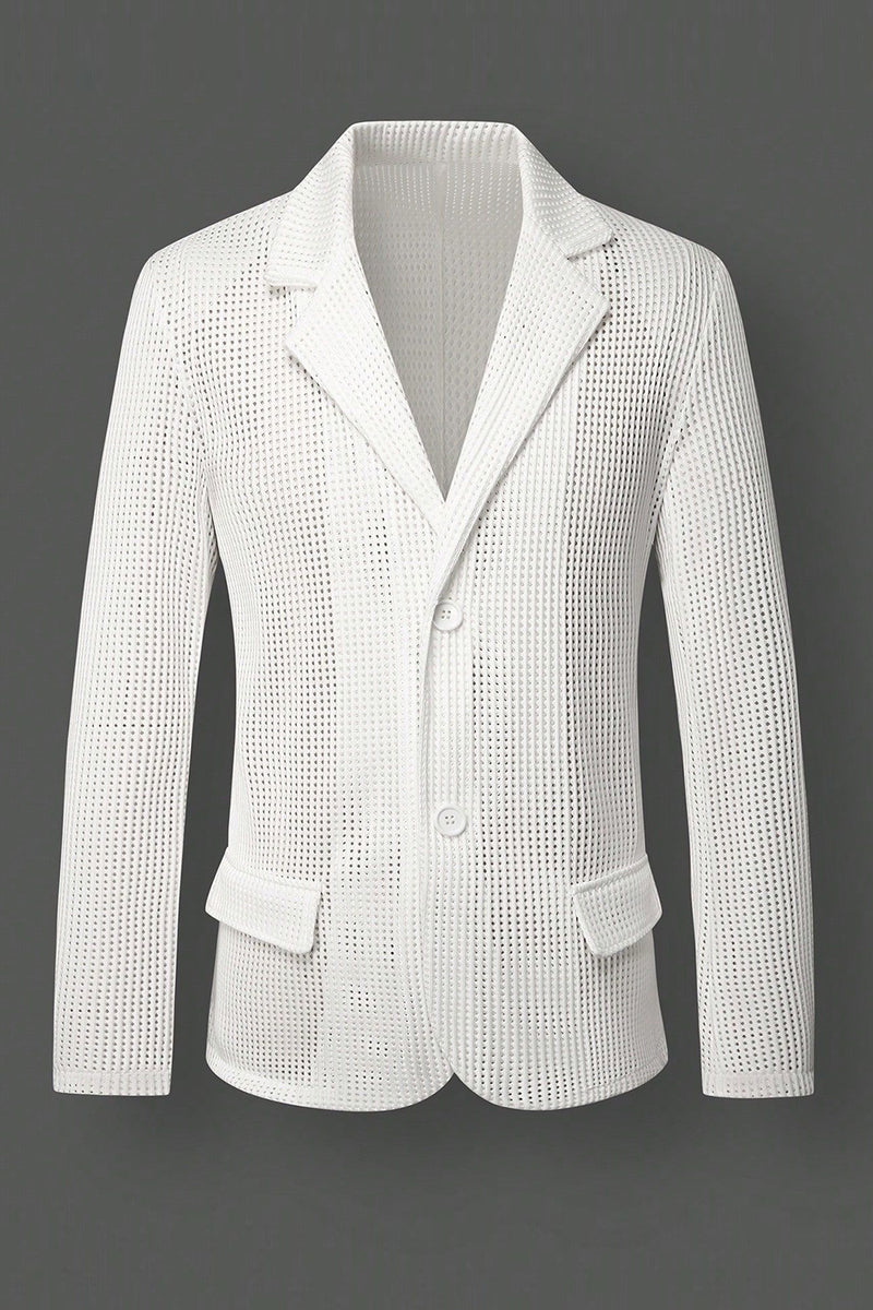 Load image into Gallery viewer, 2 Piece Notched Lapel White Single Breasted Men Prom Suits with Pockets