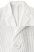 Load image into Gallery viewer, 2 Piece Notched Lapel White Single Breasted Men Prom Suits with Pockets