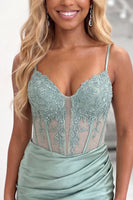 Load image into Gallery viewer, Royal Blue Floral Corset Tight Short Cocktail Dress