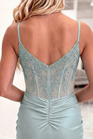 Load image into Gallery viewer, Royal Blue Floral Corset Tight Short Cocktail Dress