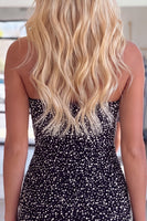 Load image into Gallery viewer, Pink Beaded Strapless Tight Short Cocktail Dress