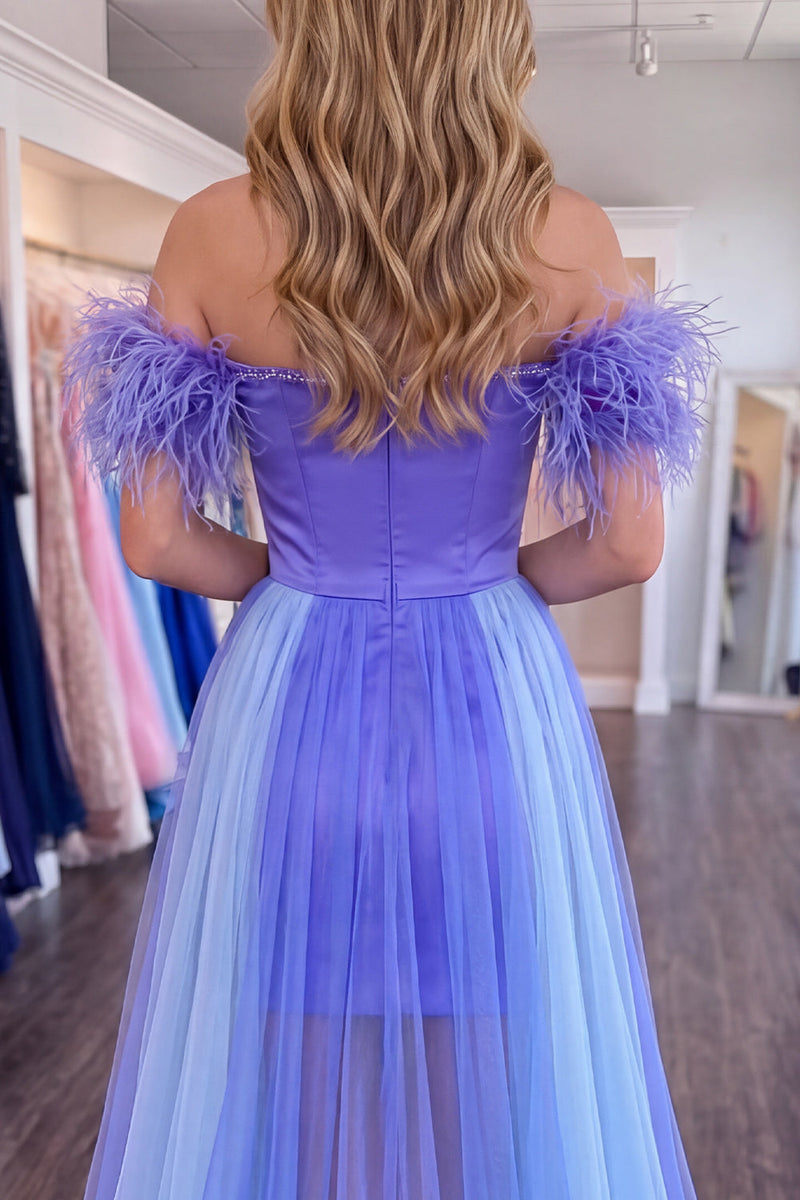 Load image into Gallery viewer, Purple Sparkly Beaded Short Tight Cocktail Dress with Cape