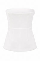 Load image into Gallery viewer, White 2 Piece Strapless Double Breasted Business Suits with Pockets