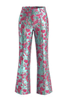 Load image into Gallery viewer, 2 Piece Floral Dusty Green Slim Fit Prom Suits