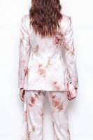 Load image into Gallery viewer, 2 Piece White Red Flower Peak Lapel Business Suits with Ruffles