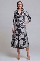 Load image into Gallery viewer, Sage Green Floral Notched Lapel 2 Piece Prom Suits with Pockets