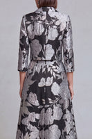 Load image into Gallery viewer, Sage Green Floral Notched Lapel 2 Piece Prom Suits with Pockets