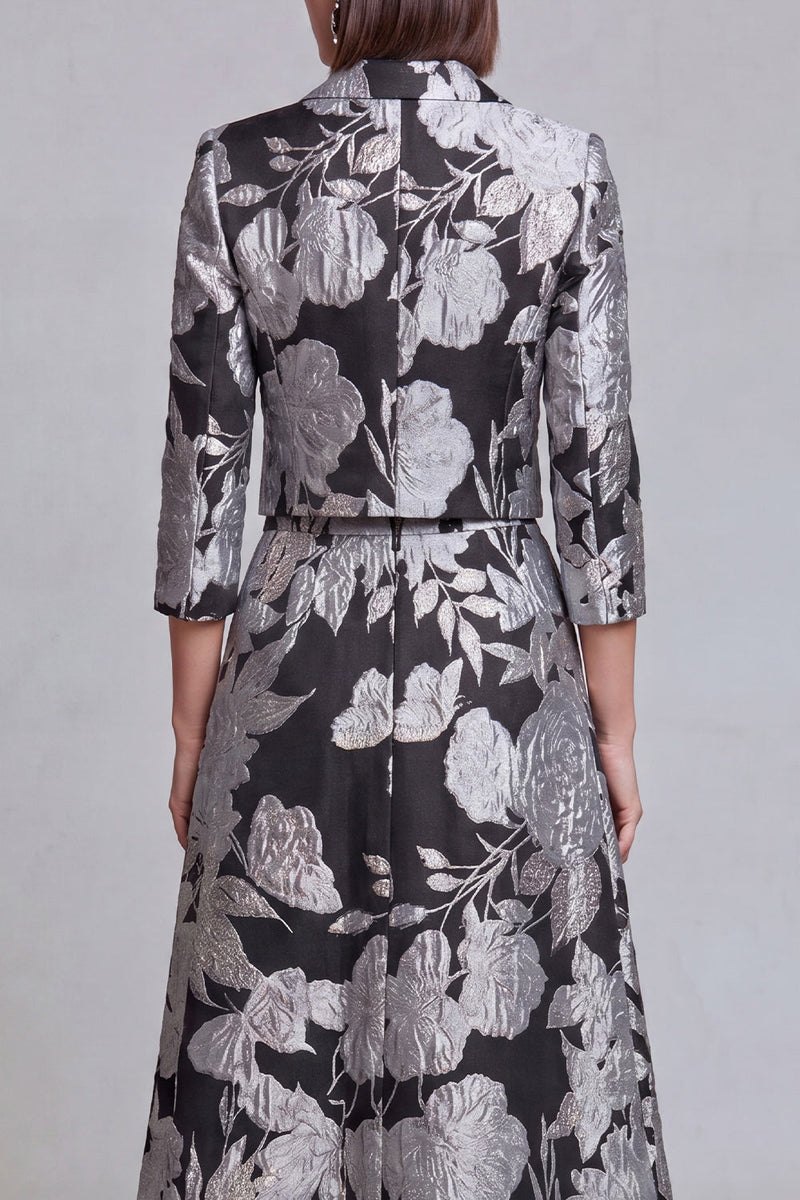 Load image into Gallery viewer, Sage Green Floral Notched Lapel 2 Piece Prom Suits with Pockets