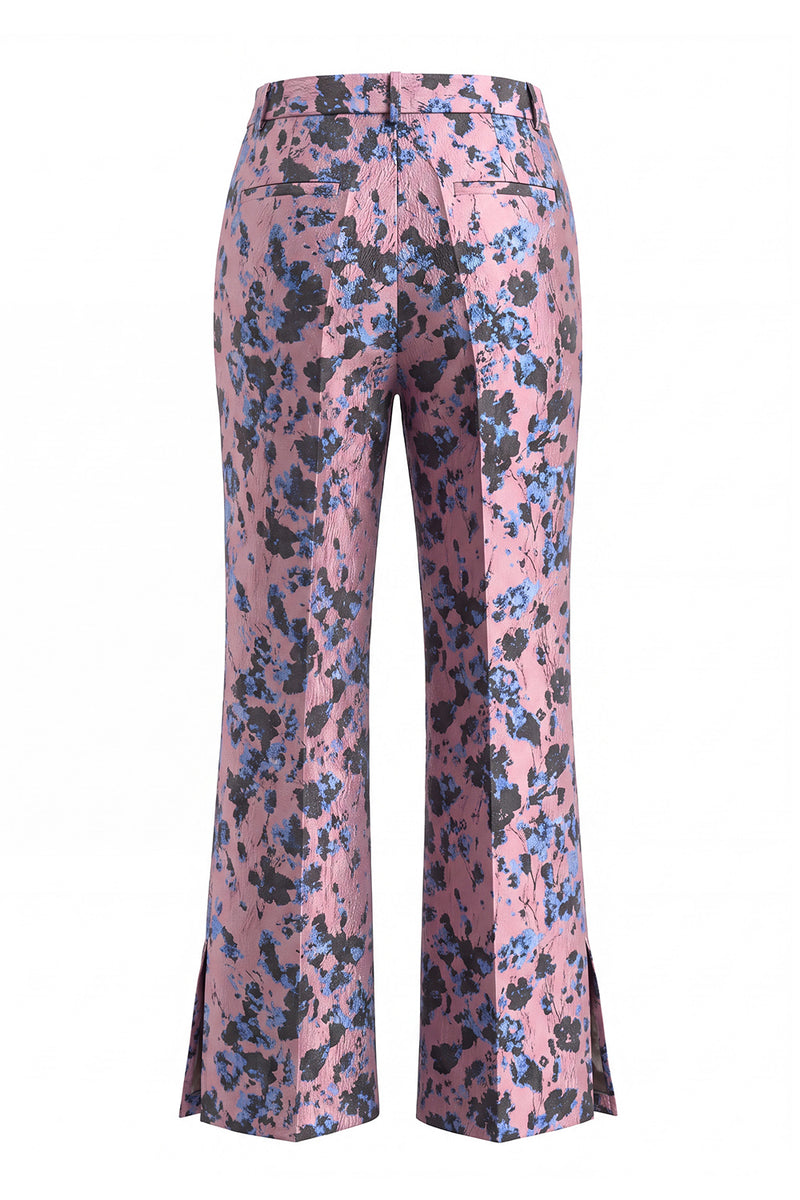 Load image into Gallery viewer, 2 Piece Floral Dusty Green Slim Fit Prom Suits