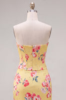 Load image into Gallery viewer, Floral Sparkly Blue Beaded Corset Tight Short Cocktail Dress