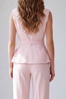 Load image into Gallery viewer, 2 Piece Light Ivory Shawl Lapel Business Suits with Belt