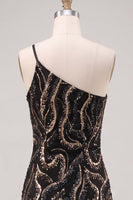 Load image into Gallery viewer, Sparkly Gold and Champagne Sequins Tight Short Cocktail Dress