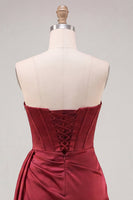 Load image into Gallery viewer, Gold Satin Corset Ruched Short Tight Cocktail Dress with Fringes