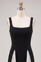 Load image into Gallery viewer, White Black Dots Ruched A-Line Short Cocktail Dress