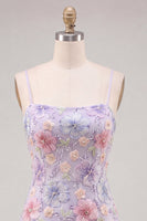 Load image into Gallery viewer, Floral Light Green Beaded Tight Short Cocktail Dress