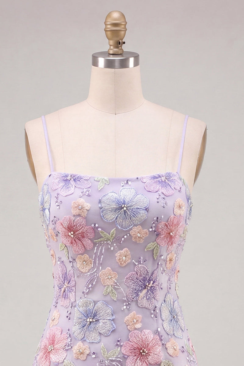 Load image into Gallery viewer, Floral Light Green Beaded Tight Short Cocktail Dress
