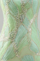 Load image into Gallery viewer, Sparkly Mint Green Sequin Strapless Tight Short Cocktail Dress