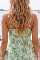 Load image into Gallery viewer, Blue Floral Ruffled A-Line Short Cocktail Dress