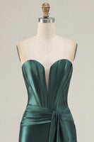 Load image into Gallery viewer, Pink Satin Corset Sweetheart Tight Short Cocktail Dress with Sash