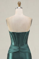 Load image into Gallery viewer, Pink Satin Corset Sweetheart Tight Short Cocktail Dress with Sash