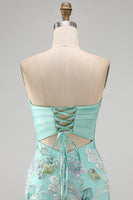 Load image into Gallery viewer, Floral Lilac Sequin Tight Short Cocktail Dress with Bow