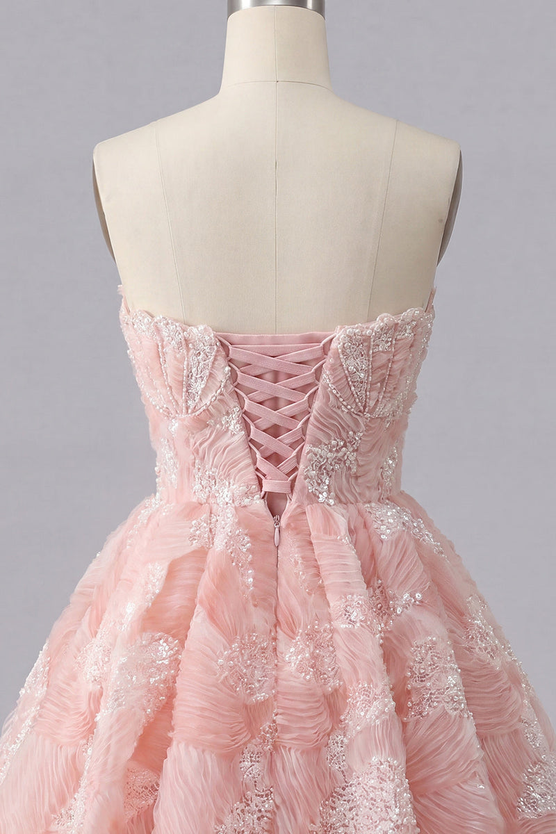 Load image into Gallery viewer, Mint Green Sparkly Sweetheart Short Cocktail Dress with Beading