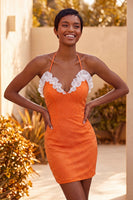 Load image into Gallery viewer, Sparkly Silver Beaded Ruffled Tight Short Cocktail Dress