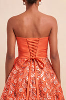 Load image into Gallery viewer, Dark Green Lace A Line Ruched Short Cocktail Dress with Sash