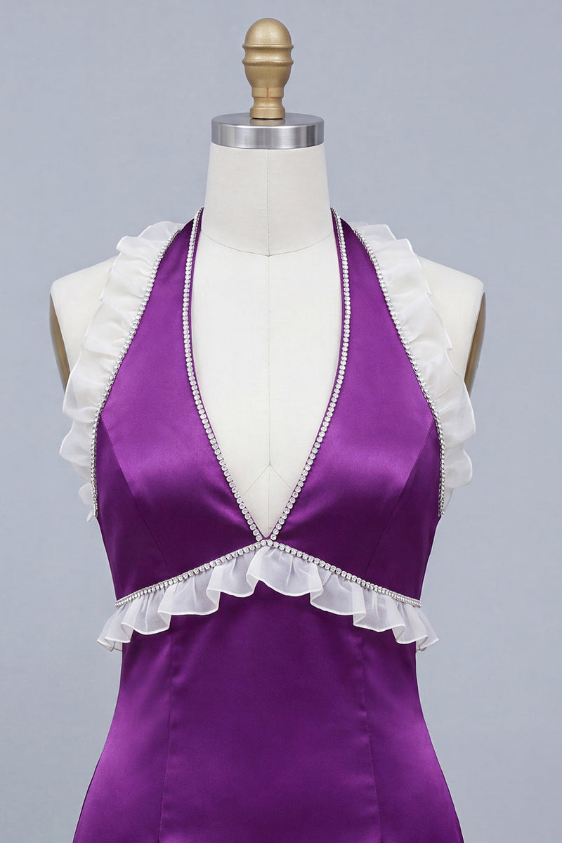 Load image into Gallery viewer, Light Yellow Ruffled Tight Short Cocktail Dress with Beading