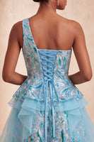 Load image into Gallery viewer, Sparkly Floral Pink Sequin Short Cocktail Dress with Ruffles