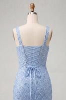 Load image into Gallery viewer, Sparkly Blush Sequin Tight Short Cocktail Dress with Slit