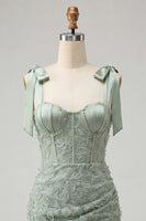 Load image into Gallery viewer, Floral Lilac Corset Beaded Tight Short Cocktail Dress