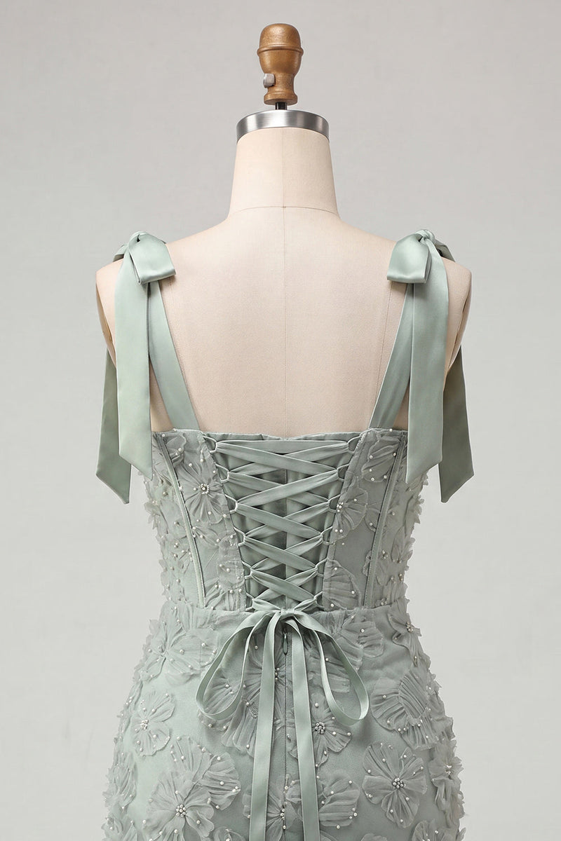 Load image into Gallery viewer, Floral Lilac Corset Beaded Tight Short Cocktail Dress