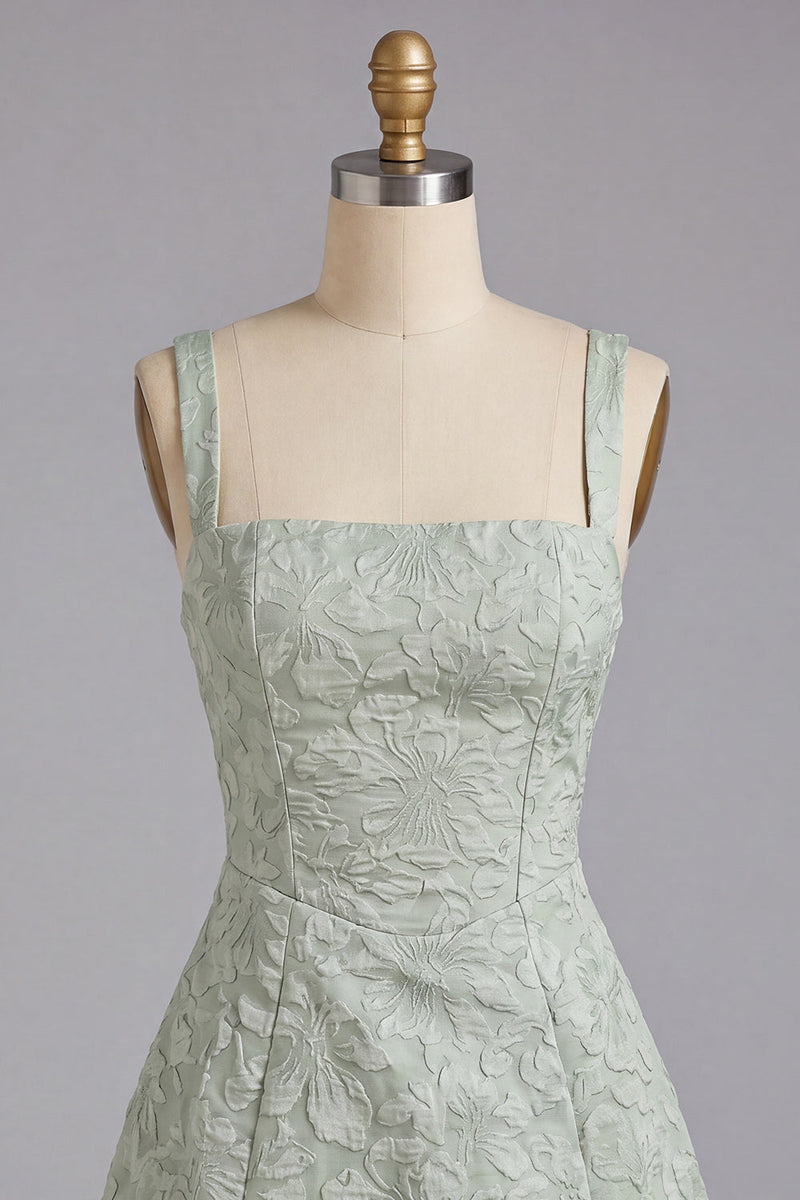 Load image into Gallery viewer, Pink Jacquard A-Line Short Cocktail Dress with Bows