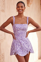 Load image into Gallery viewer, Pink Jacquard A-Line Short Cocktail Dress with Bows