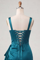 Load image into Gallery viewer, Champagne Satin Beaded Tight Short Corset Cocktail Dress with Sash