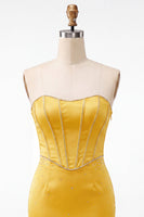Load image into Gallery viewer, Purple Satin Beaded Ruffled Tight Short Corset Cocktail Dress