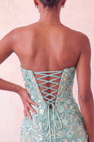 Load image into Gallery viewer, Sparkly Floral Pink Corset Sequin Tight Short Cocktail Dress