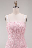 Load image into Gallery viewer, Chocolate Appliqued Ruffled A-Line Short Cocktail Dress with Lace