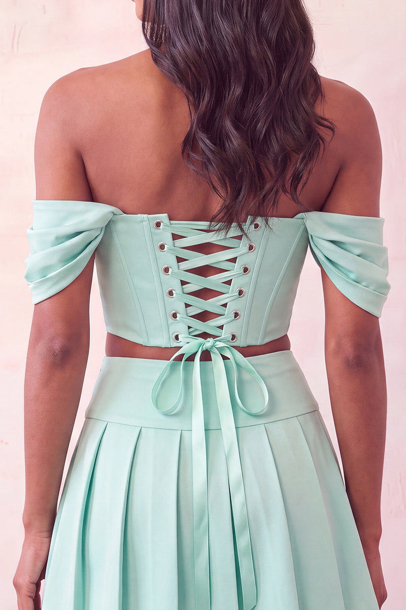 Load image into Gallery viewer, Light Pink Corset Ruched A-Line Short Cocktail Dress with Beading