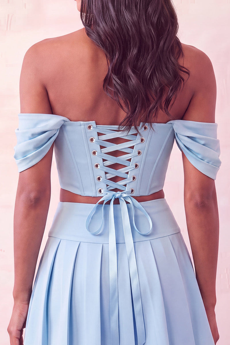Load image into Gallery viewer, Light Pink Corset Ruched A-Line Short Cocktail Dress with Beading