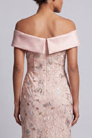 Load image into Gallery viewer, Sparkly Green Mermaid Floral Sequins Long Mother of the Bride Dress