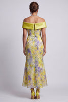 Load image into Gallery viewer, Sparkly Green Mermaid Floral Sequins Long Mother of the Bride Dress