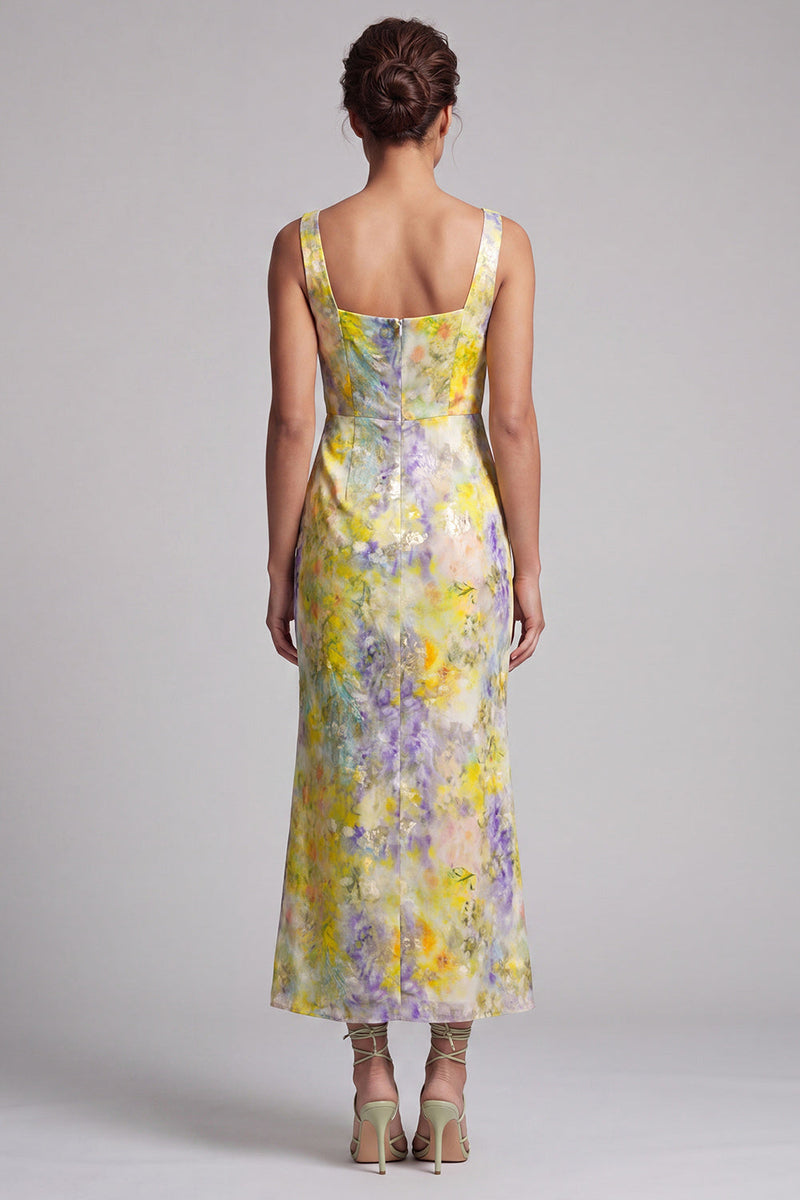 Load image into Gallery viewer, Floral Mermaid Sparkly Blush Sequins Long Mother of the Bride Dress