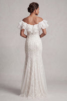 Load image into Gallery viewer, Sparkly Light Pink Mermaid Ruffled Sequins Long Mother of the Bride Dress